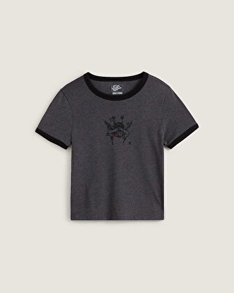 CRUZING RINGER TİŞÖRT Asphalt Heather
