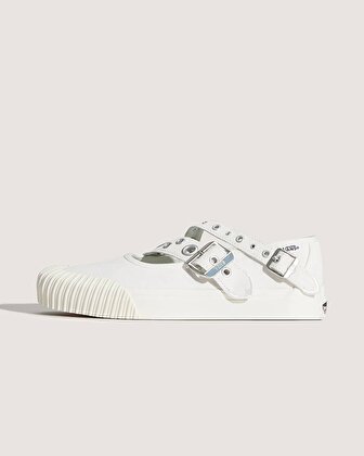 MARY JANE STRAPS AYAKKABI White