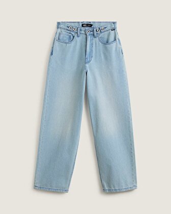 CINCHED CHECK 5 BAGGY PANTOLON Light Stonewash