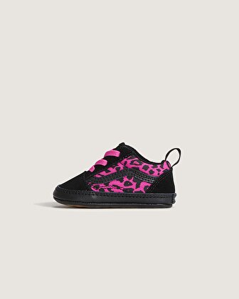 BEBEK OLD SKOOL CRIB AYAKKABI (0-1 YAŞ) Pink/Black