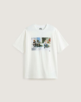 SKATE ATIBA HAZE CURB CREW TİŞÖRT White