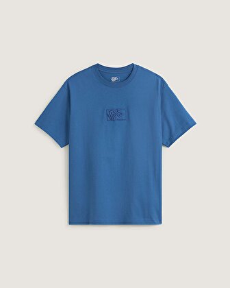 BLOCKED BOX LOOSE TİŞÖRT True Navy