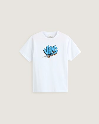 ERKEK ÇOCUK SK8 TİŞÖRT (8-14) YAŞ White