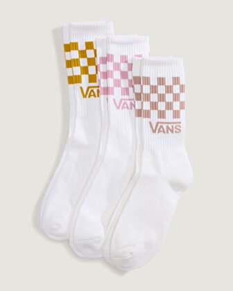 CLASSIC CHECK CREW ÇORAP (3 ÇİFT) Pink Dawn