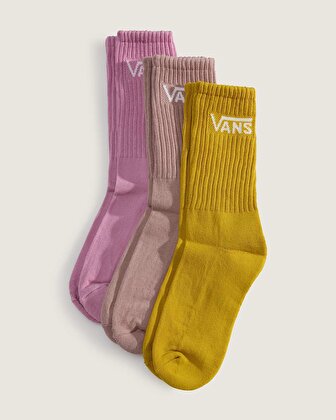 CLASSIC CREW ÇORAP (3 ÇİFT) Pink Dawn