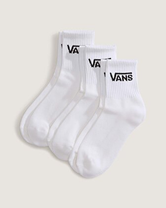 CLASSIC HALF CREW ÇORAP (3 ÇİFT) White