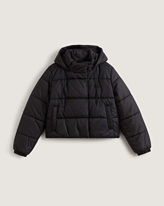 HILLGATE CROPPED PUFFER CEKET Black
