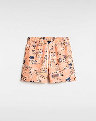 PRIMARY PRINT ELASTIC DENIZ ŞORTU Copper Tan