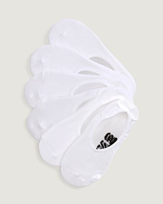 CLASSIC NO SHOW ÇORAP (3 ÇİFT) White