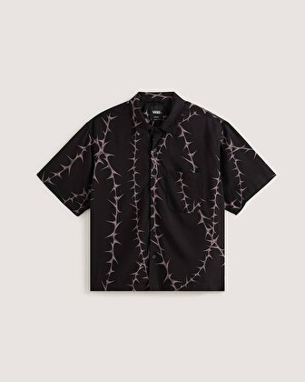VAN DOREN PRINTED CAMP TİŞÖRT Black
