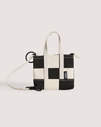 MICRO PERGS TOTE ÇANTA AKSESUARI Black/Natural