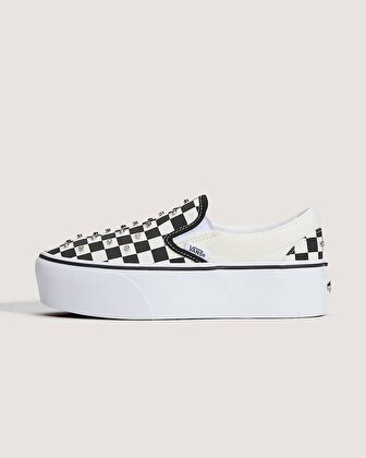 GENÇ CLASSIC SLIP-ON PLATFORM AYAKKABI (8-14 YAŞ) Black/White