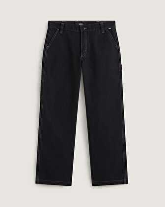CHORE MID RISE STRAIGHT PANTOLON Black