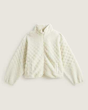 QUEENS HIGH PILE CEKET Marshmallow