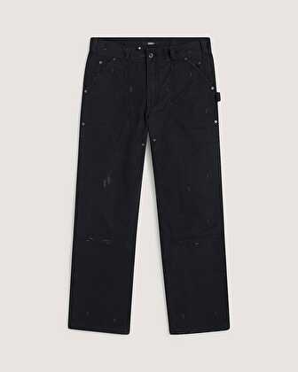 A.O.D. DISTRESSED DOUBLE KNEE PANTOLON Black