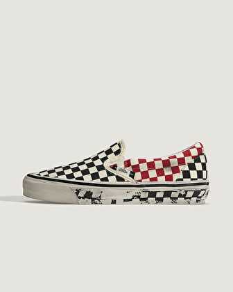 PREMIUM CLASSIC SLIP-ON 98 AYAKKABI Black-Checkerboard