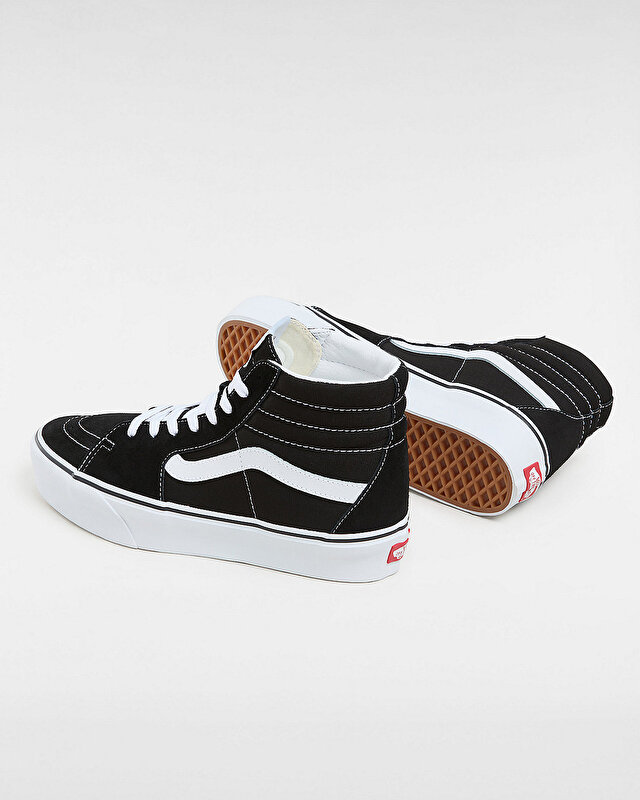 SÜET SK8-HI PLATFORM 2.0 AYAKKABI Black/True White