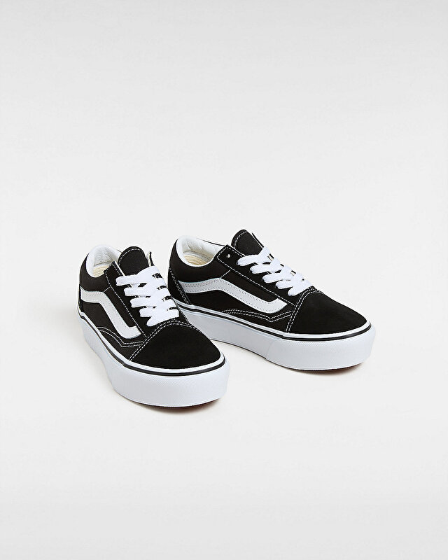 ÇOCUK OLD SKOOL PLATFORM AYAKKABI (4-8 YAŞ) Black/True White