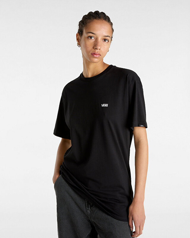 LEFT CHEST LOGO TİŞÖRT Black/White