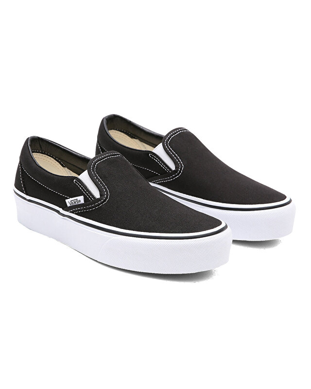 CLASSIC SLIP-ON PLATFORM AYAKKABI Black