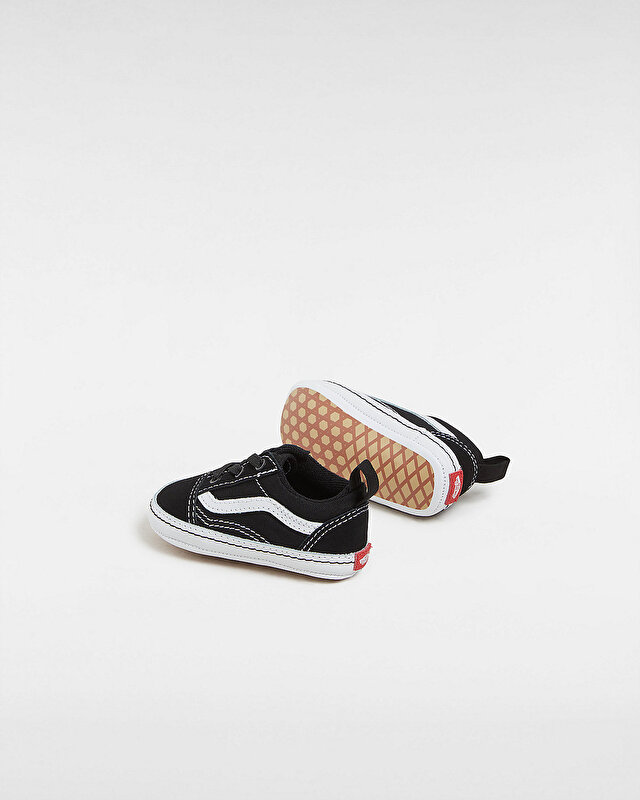 BEBEK OLD SKOOL CRIB AYAKKABI (0-1 YAŞ) Black/True White