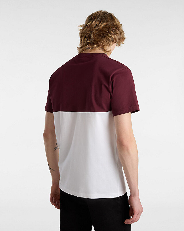 COLORBLOCK TİŞÖRT White-Port Royale