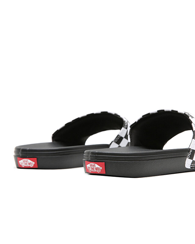 CHECKERBOARD MENS LA COSTA SLIDE-ON TERLİK (Checkerboard) True White/Black