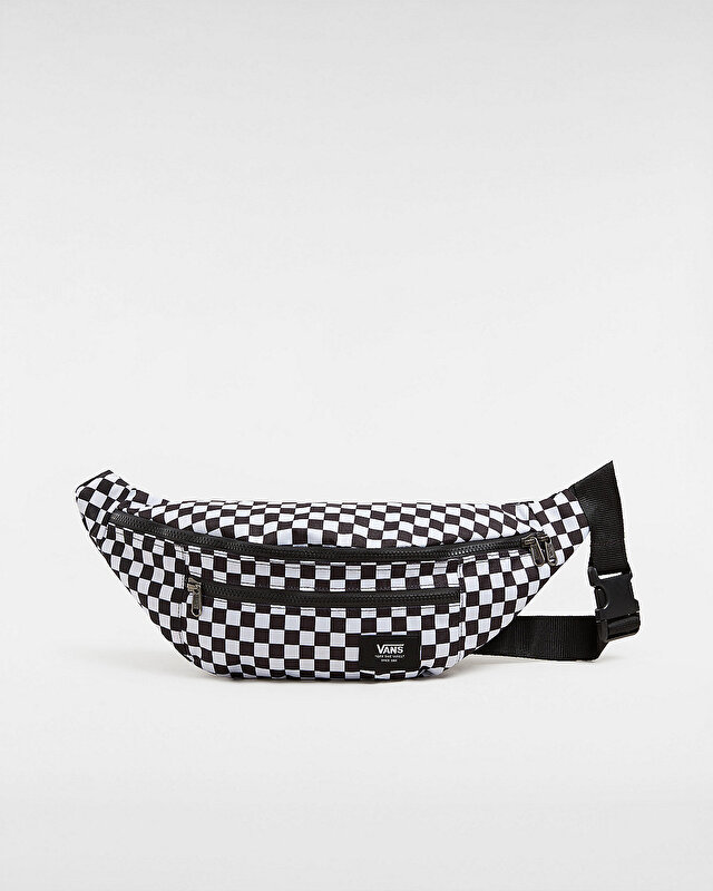 ERKEK WARD ÇAPRAZ ASILAN ÇANTA Black/White Checkerboard
