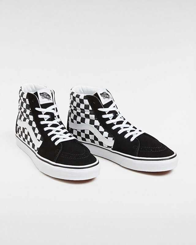 SK8-HI AYAKKABI (Checkerboard) Black/True White