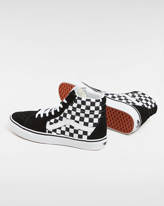 SK8-HI AYAKKABI (Checkerboard) Black/True White
