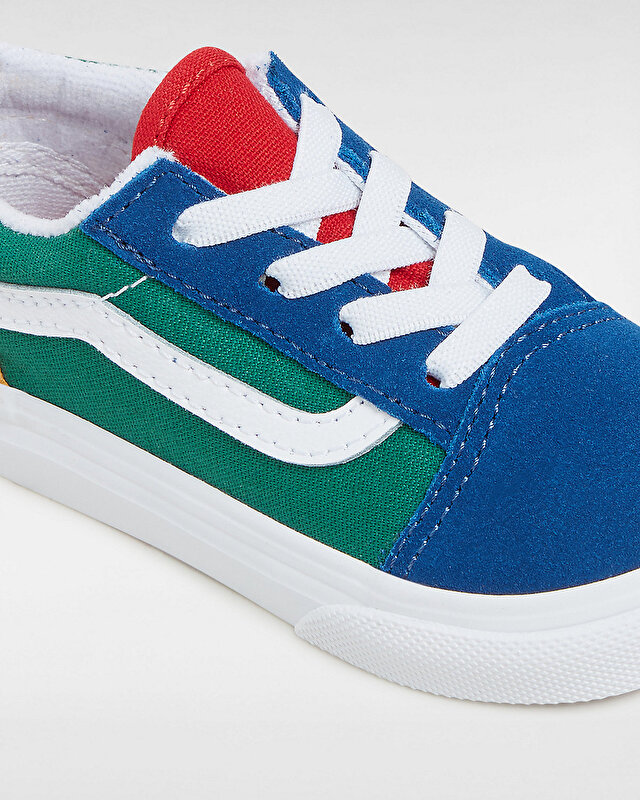 KÜÇÜK ÇOCUK VANS YACHT CLUB OLD SKOOL ELASTIC LACE AYAKKABI (1-4 YAŞ) (Vans Yacht Club) Blue/Gr