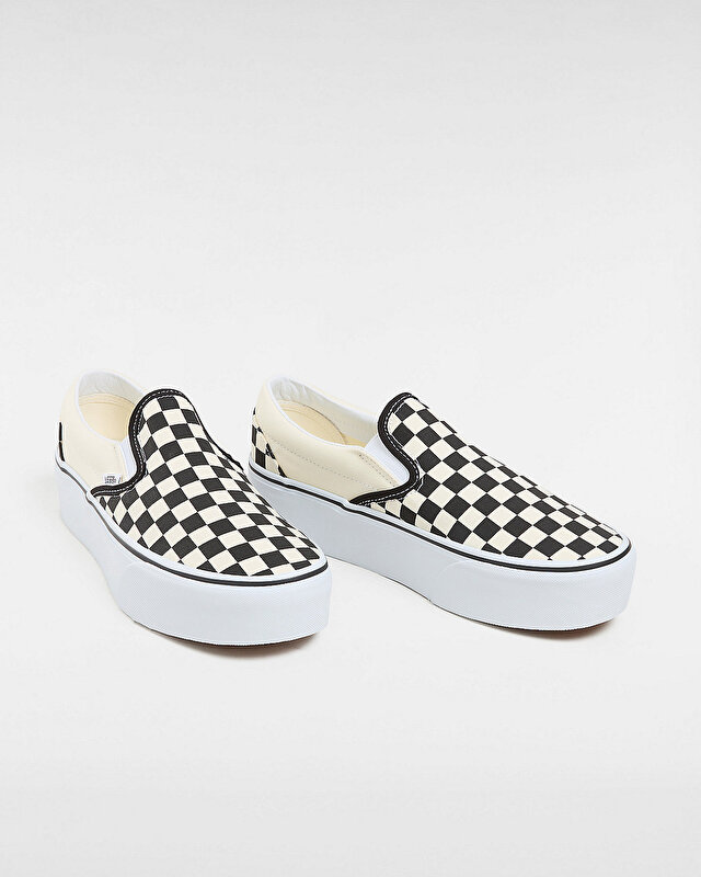 UA CLASSIC SLIP-ON STACKFORM Black/Classic White