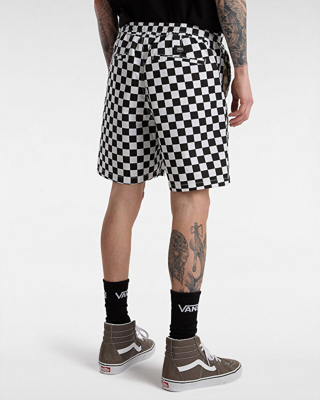 RANGE RELAXED ELASTİK BELLİ ŞORT Checkerboard