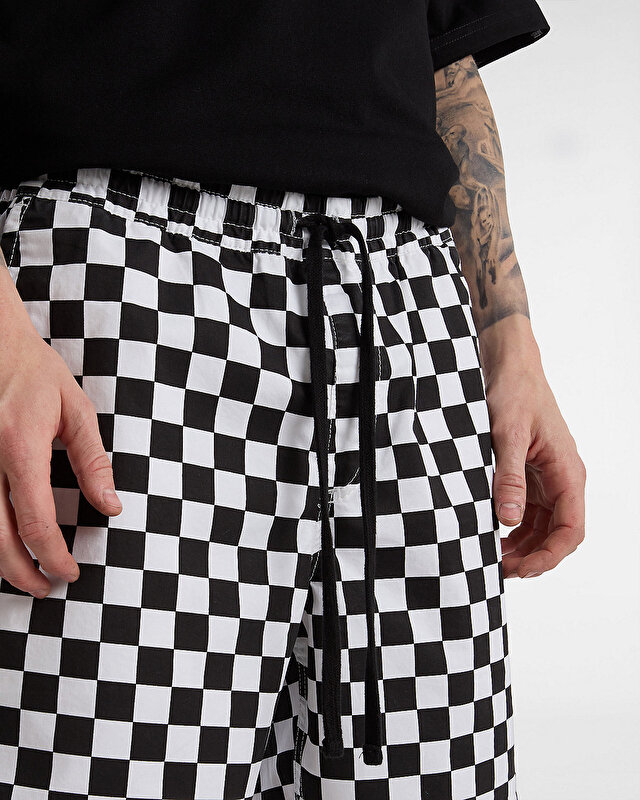 RANGE RELAXED ELASTİK BELLİ ŞORT Checkerboard