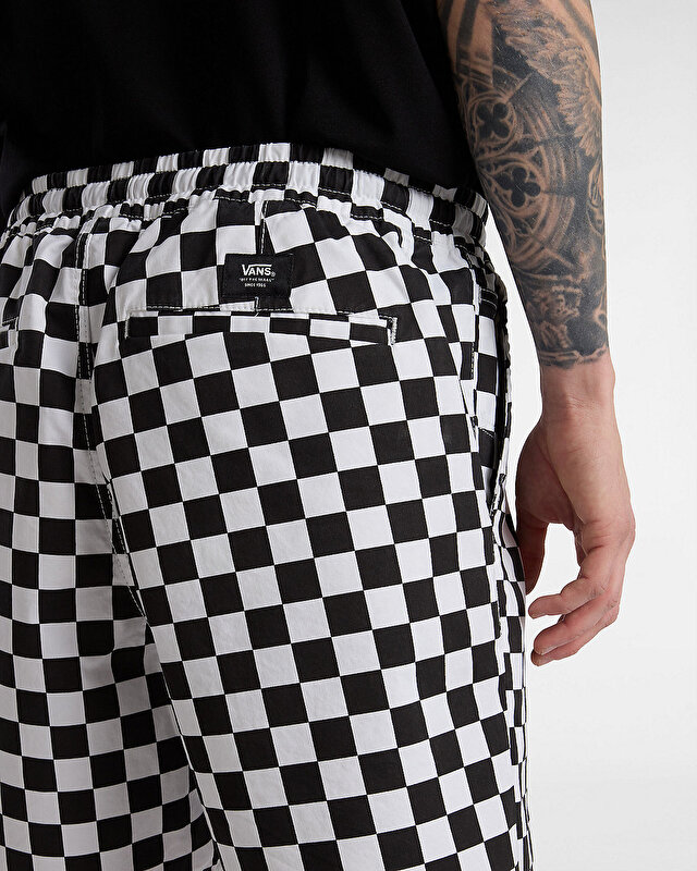RANGE RELAXED ELASTİK BELLİ ŞORT Checkerboard