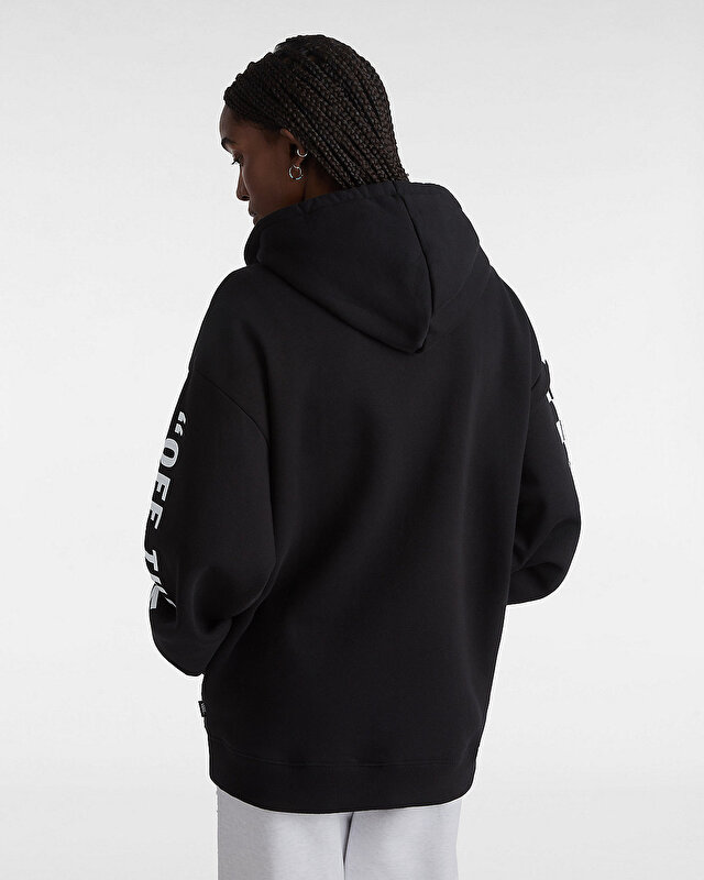 EXTRA FUN OVERSIZED RAM BOY FERMUARLI KAPÜŞONLU ÜST Black