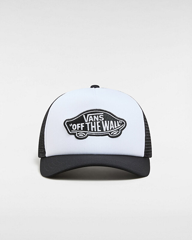 CLASSIC PATCH CURVED BILL TRUCKER ŞAPKA Black/White