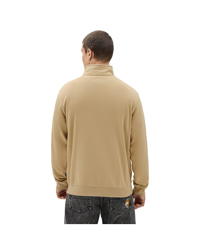 RACER Q FERMUARLI SWEATSHIRT Taos Taupe