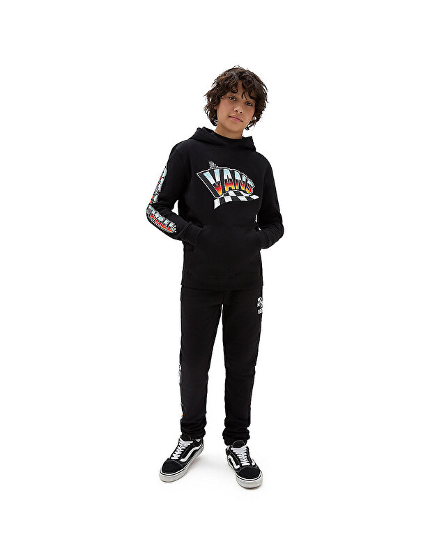 ERKEK ÇOCUK HOLE SHOT PULLOVER KAPÜŞONLU ÜST (8-14 YAŞ) Black