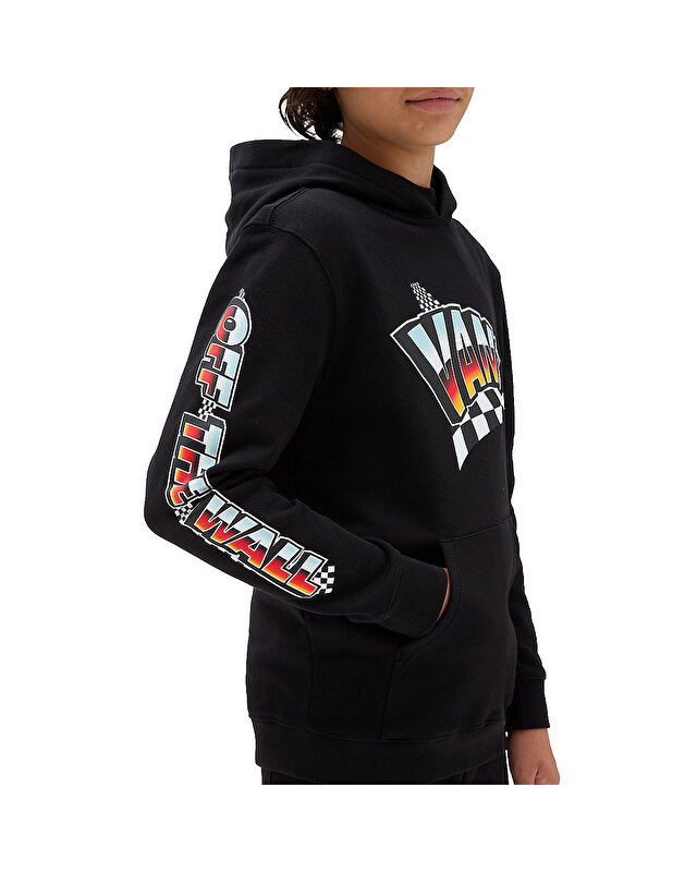 ERKEK ÇOCUK HOLE SHOT PULLOVER KAPÜŞONLU ÜST (8-14 YAŞ) Black