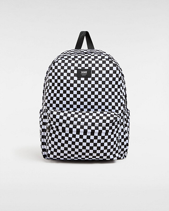 OLD SKOOL CHECK SIRT ÇANTASI Black/White