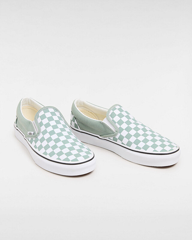 CLASSIC SLIP-ON CHECKERBOARD AYAKKABI Iceberg Green