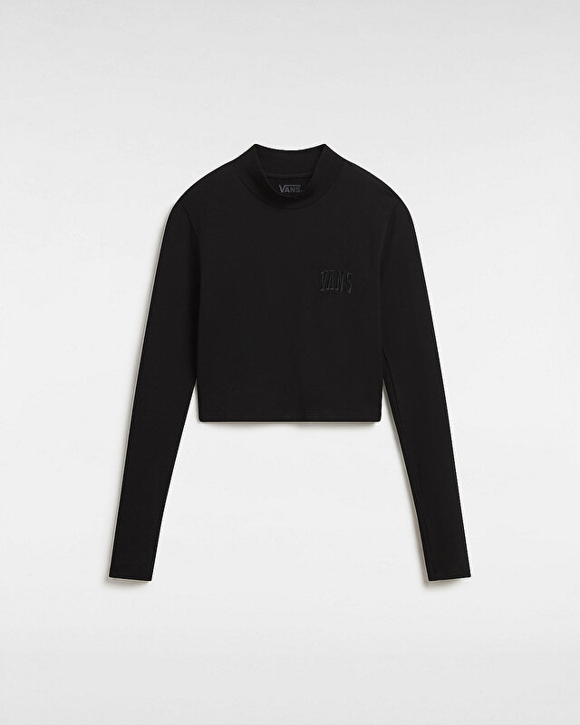 MINI BALIKÇI YAKA UZUN KOLLU TİŞÖRT Black