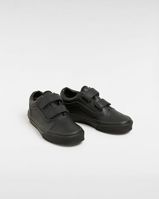 ÇOCUK OLD SKOOL CIRTCIRTLI CLASSIC TUMBLE AYAKKABI (4-8 YAŞ) Black Mono