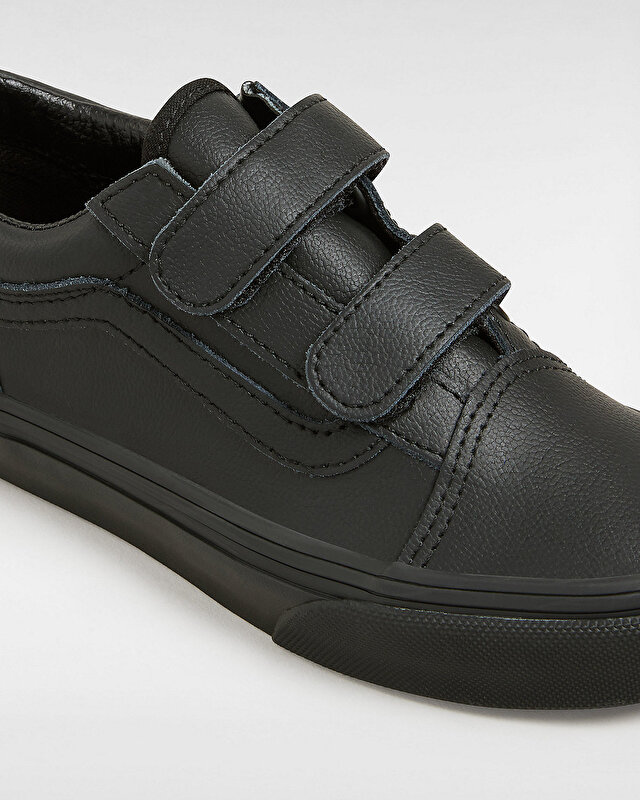 ÇOCUK OLD SKOOL CIRTCIRTLI CLASSIC TUMBLE AYAKKABI (4-8 YAŞ) Black Mono