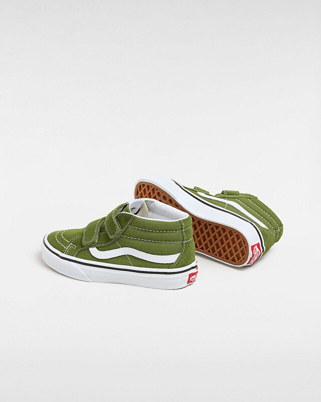 ÇOCUK SK8-MID REISSUE CIRTCIRTLI AYAKKABI (4-8 YAŞ) Pesto
