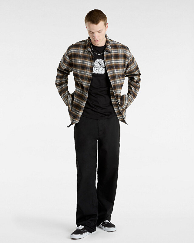 AUTHENTIC CHINO LOOSE PANTOLON Black