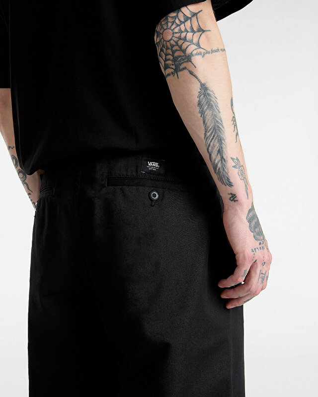 AUTHENTIC CHINO LOOSE PANTOLON Black