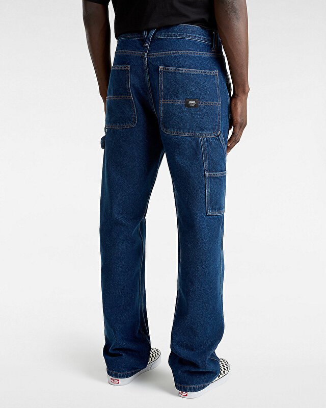 DRILL CHORE RELAXED CARPENTER DENIM PANTOLON Dark Denim