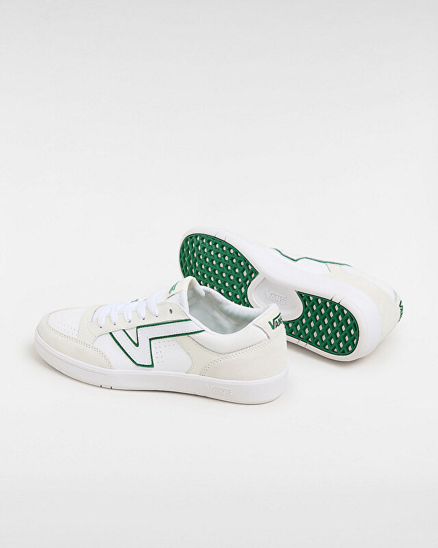LOWLAND COMFYCUSH AYAKKABI Two-Tone White/Green